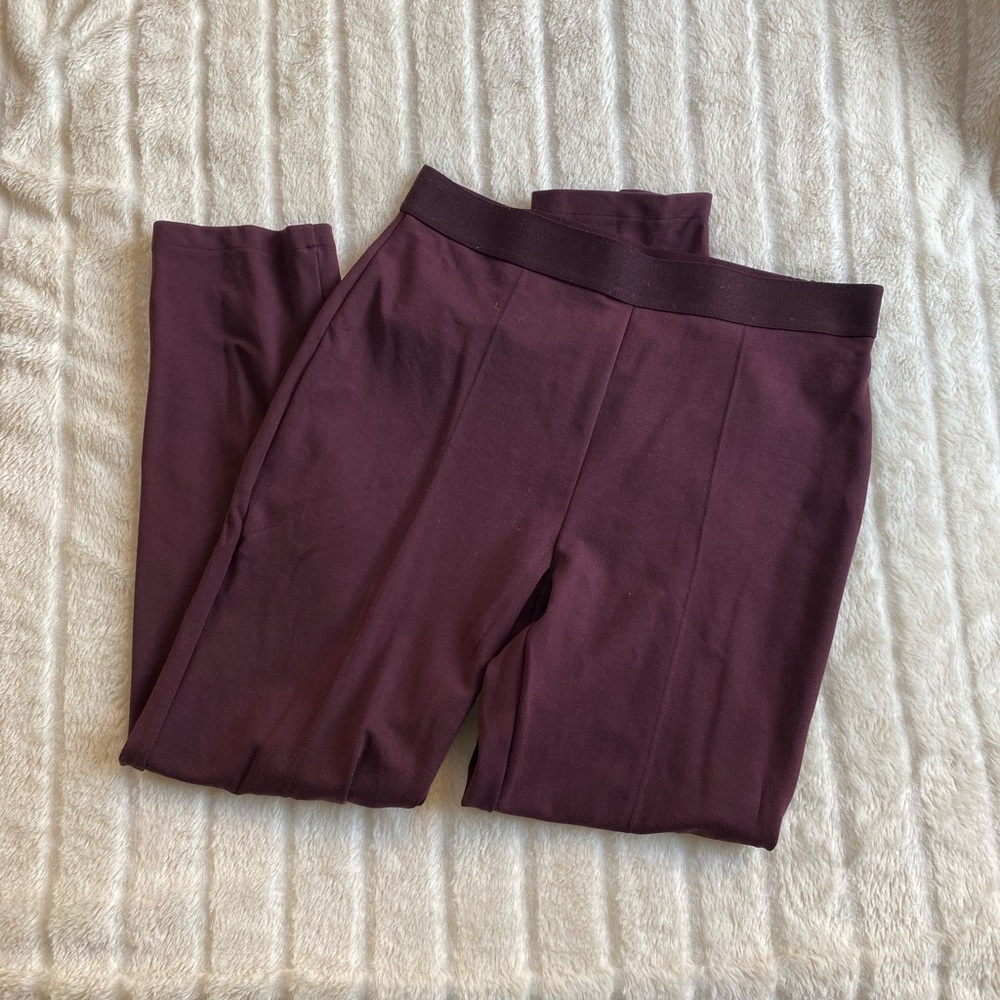 Burgundy knit uniqlo pants size medium